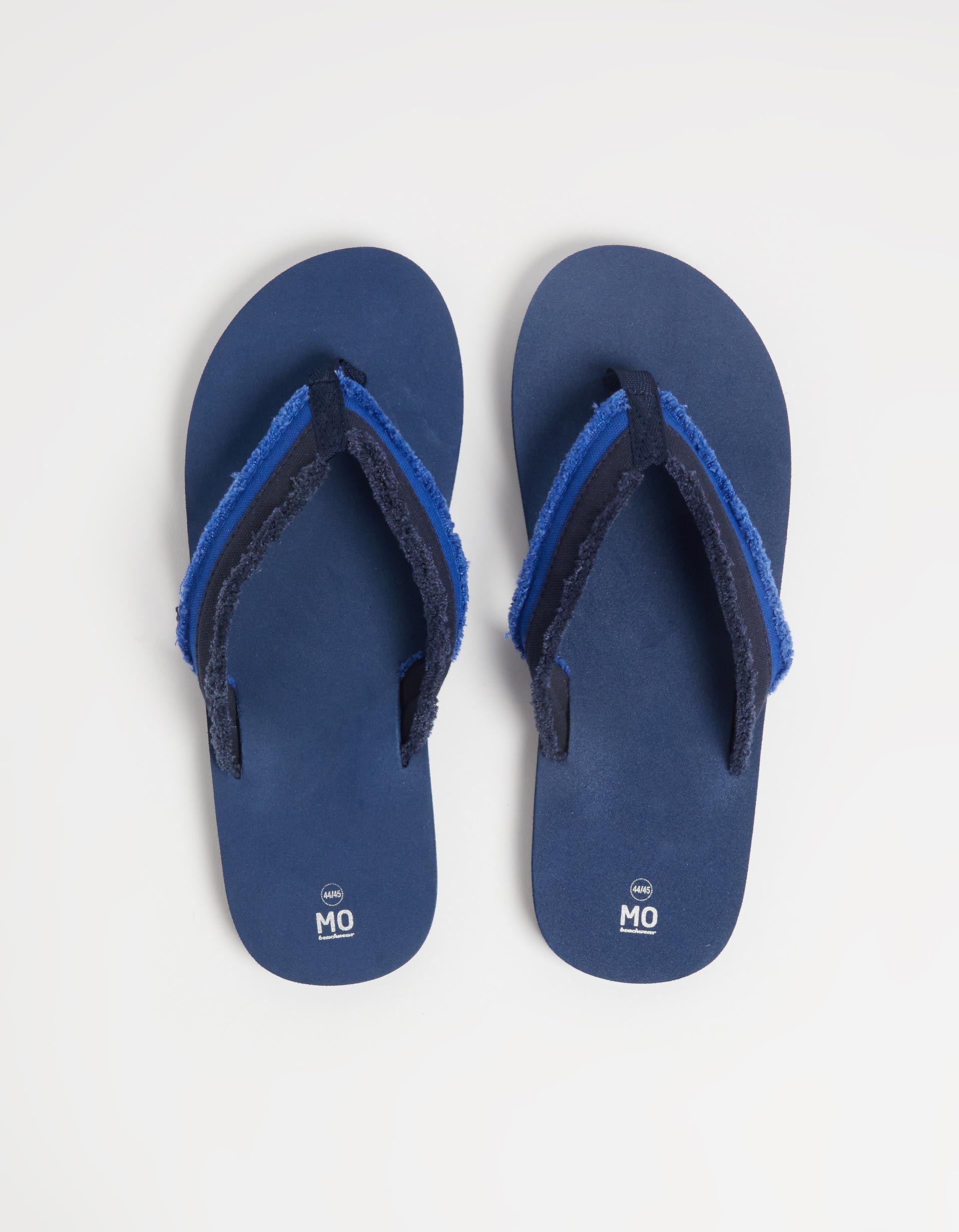 Chinelos de Borracha Detalhe, Homem, Azul