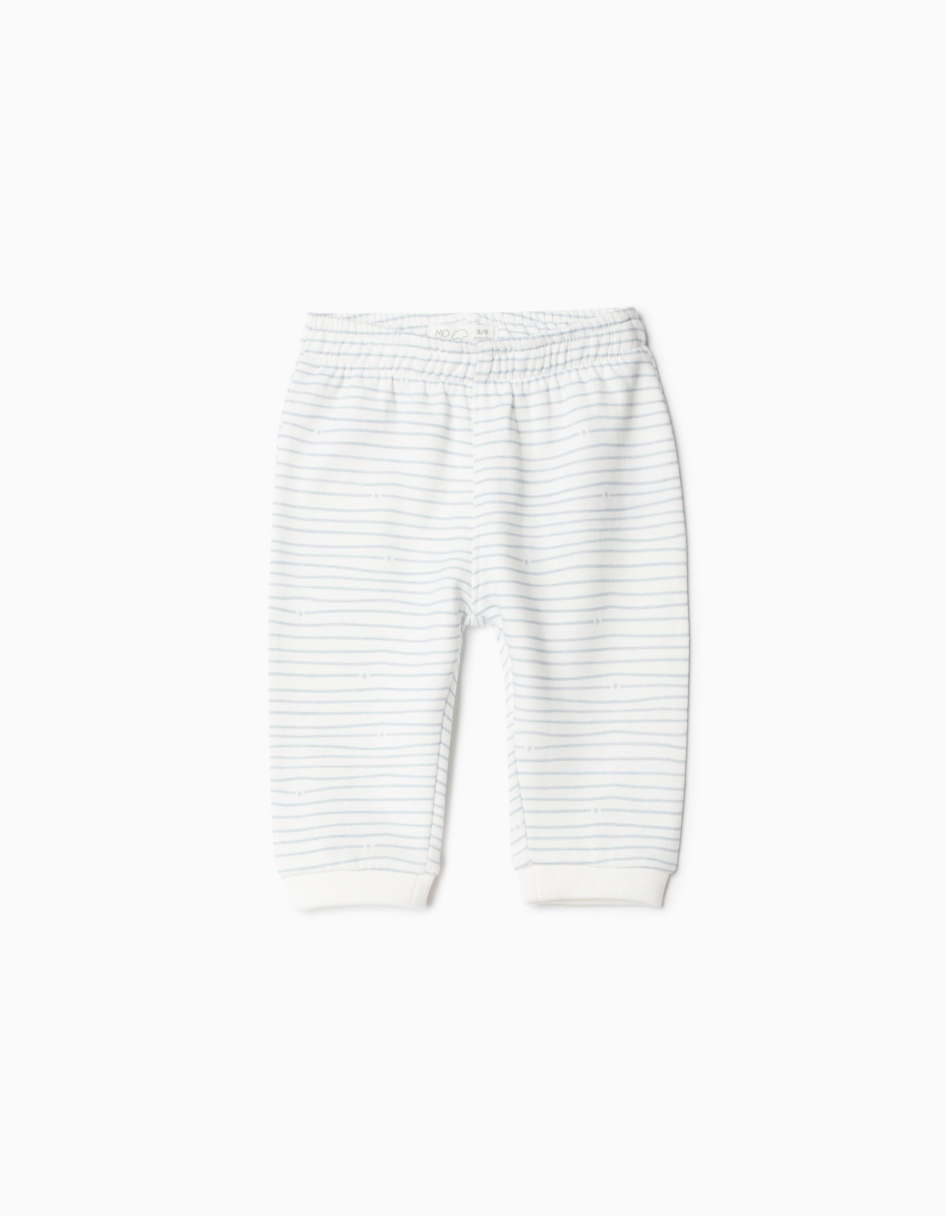 Calças de Jogging, Recém-nascido, Cinzento Claro