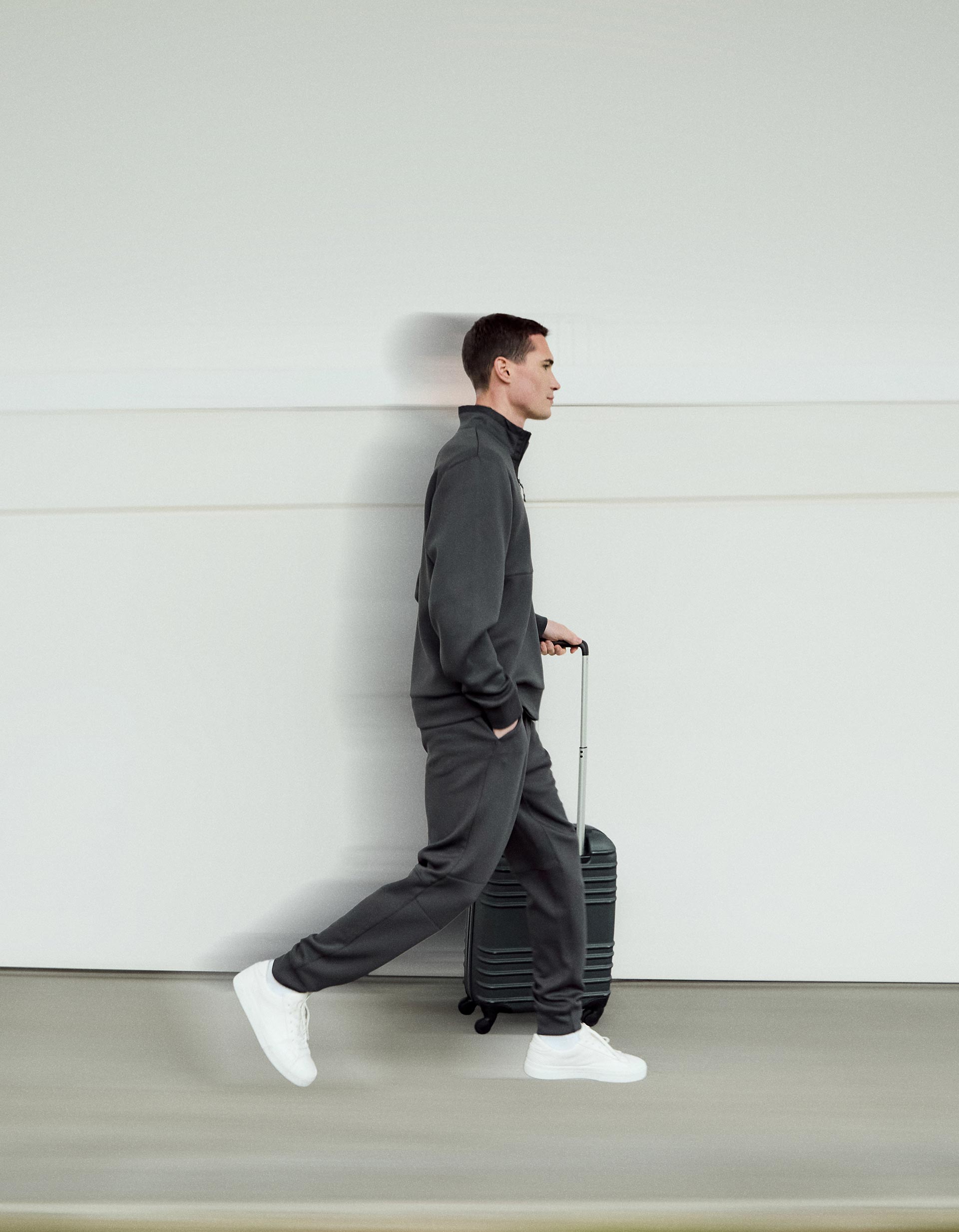 Joggers de Felpa, Homem, Cinzento Escuro
