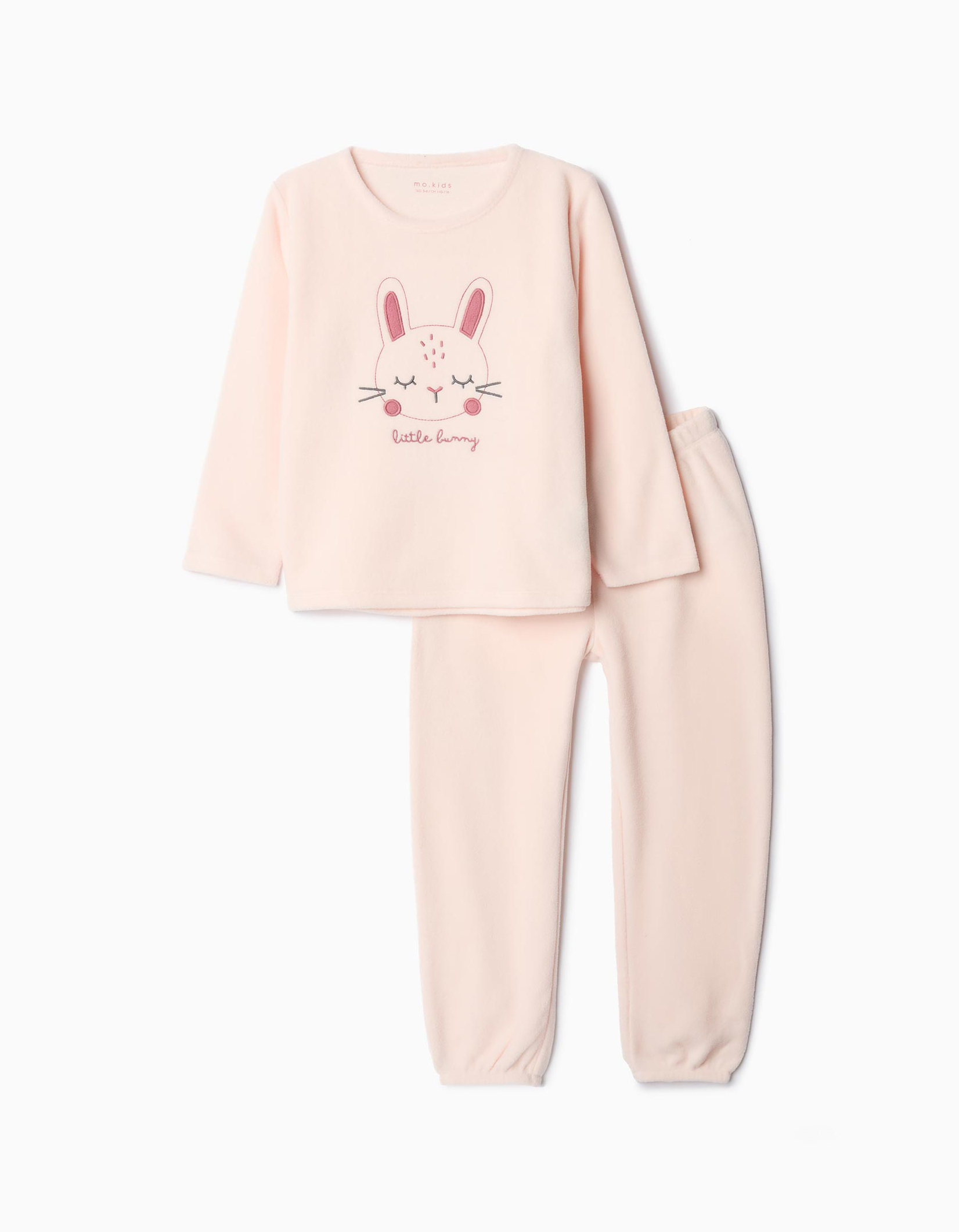 Pijama Polar, Menina, Rosa Claro